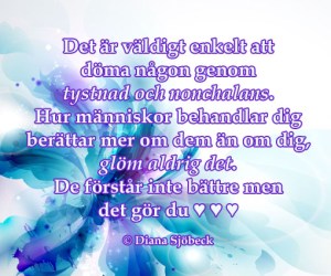 Tystnad och nonchalans