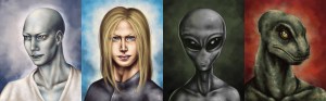 Andromedan, Pleiadian, Grey (DOW) and Reptilian